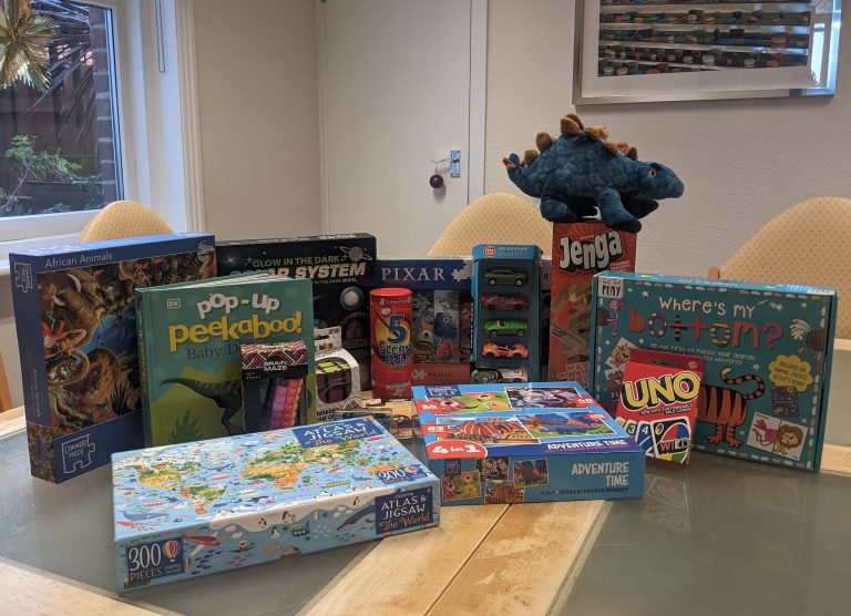 Selection of toys for donation