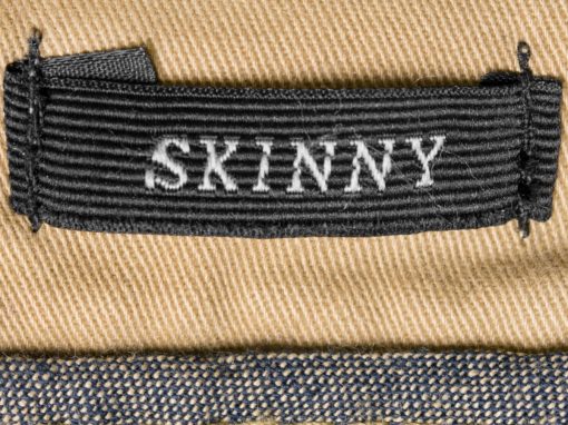 Skinny clothing tag