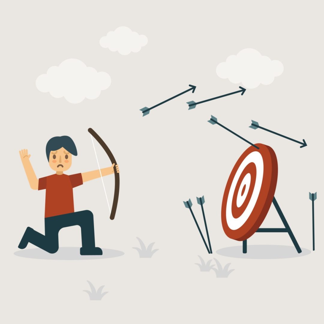 Arrows missing target