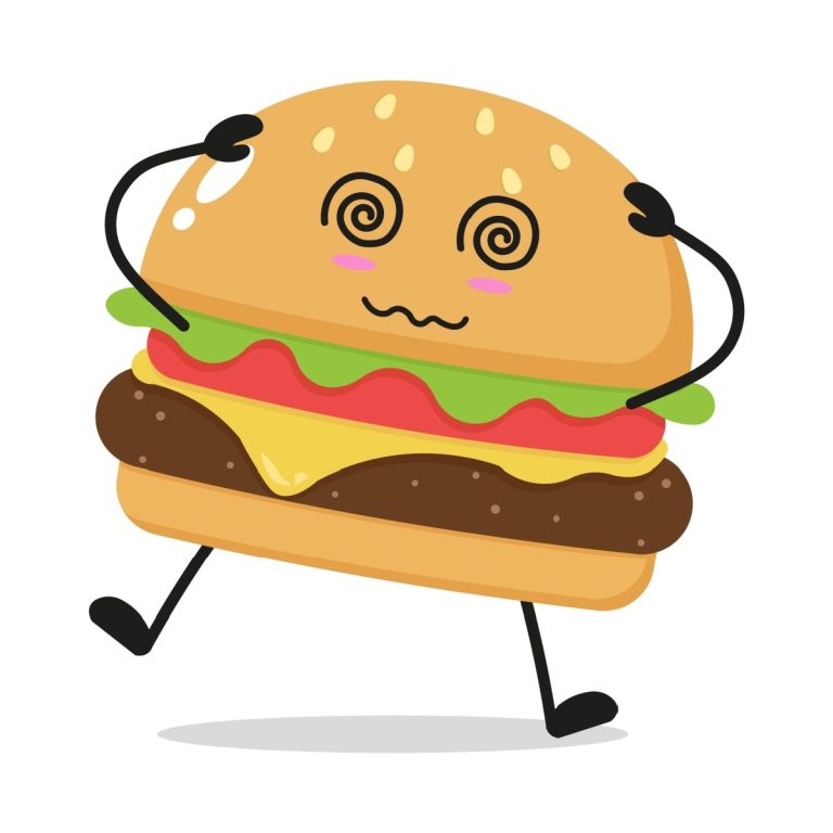 confused, inebriated burger