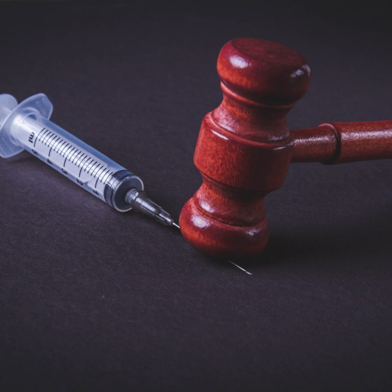 Gavel and Syringe